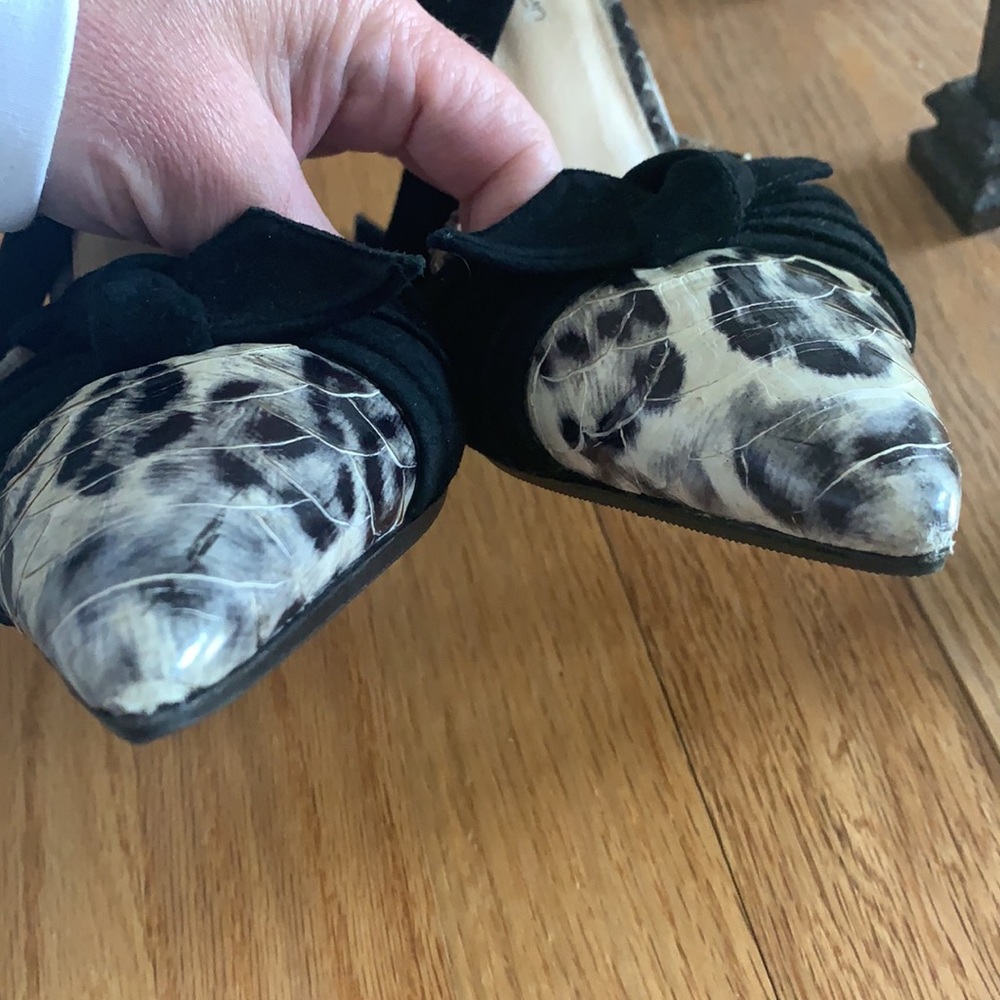 Leopard print python heels - Picture 4 of 6